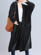 Vintage Solid Corduroy Windbreaker